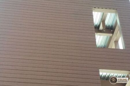 SWAT tower with one side done