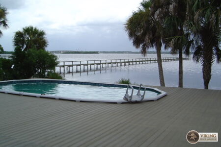 Hot Tub  Pressure Treated Deck