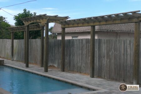 pergolas poolside