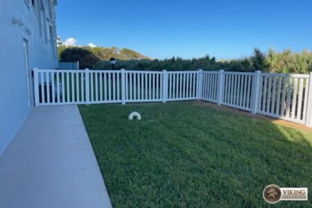 White PVC Vinyl Fence