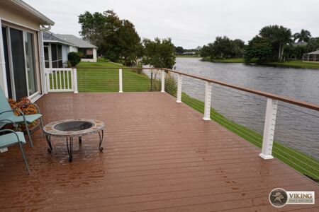 Pressure Treated Deck Railings