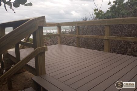 Pressure Treated Deck Railings
